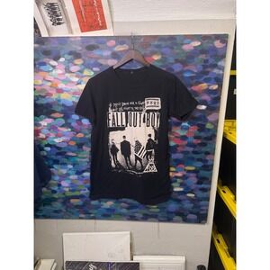 Fall Out Boy Boys of Zummer Tour 2015 Graphic T-Shirt Black Mens Medium